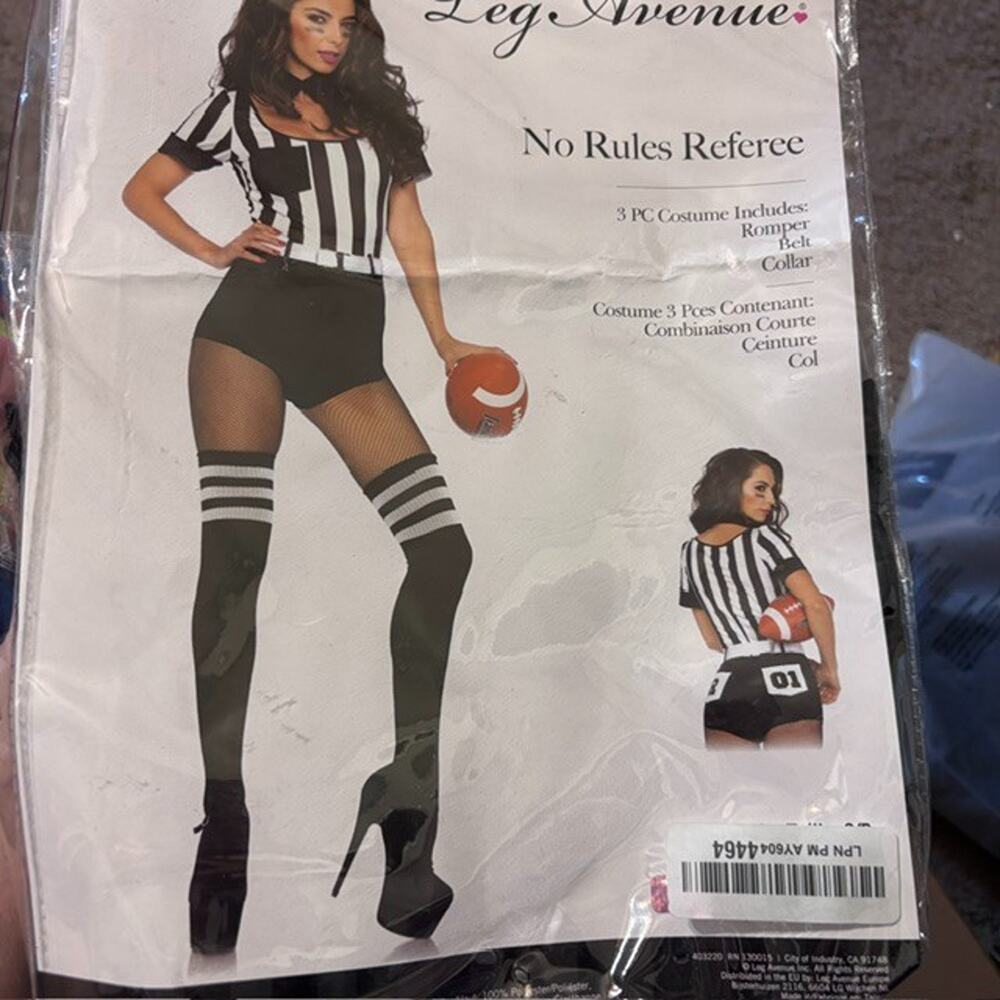 Women's Referee Halloween Costume SZ S